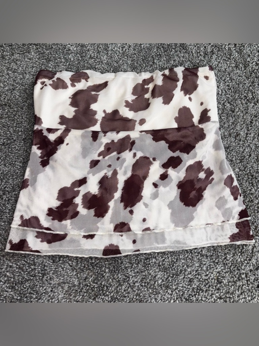See You Monday Cow Print Top